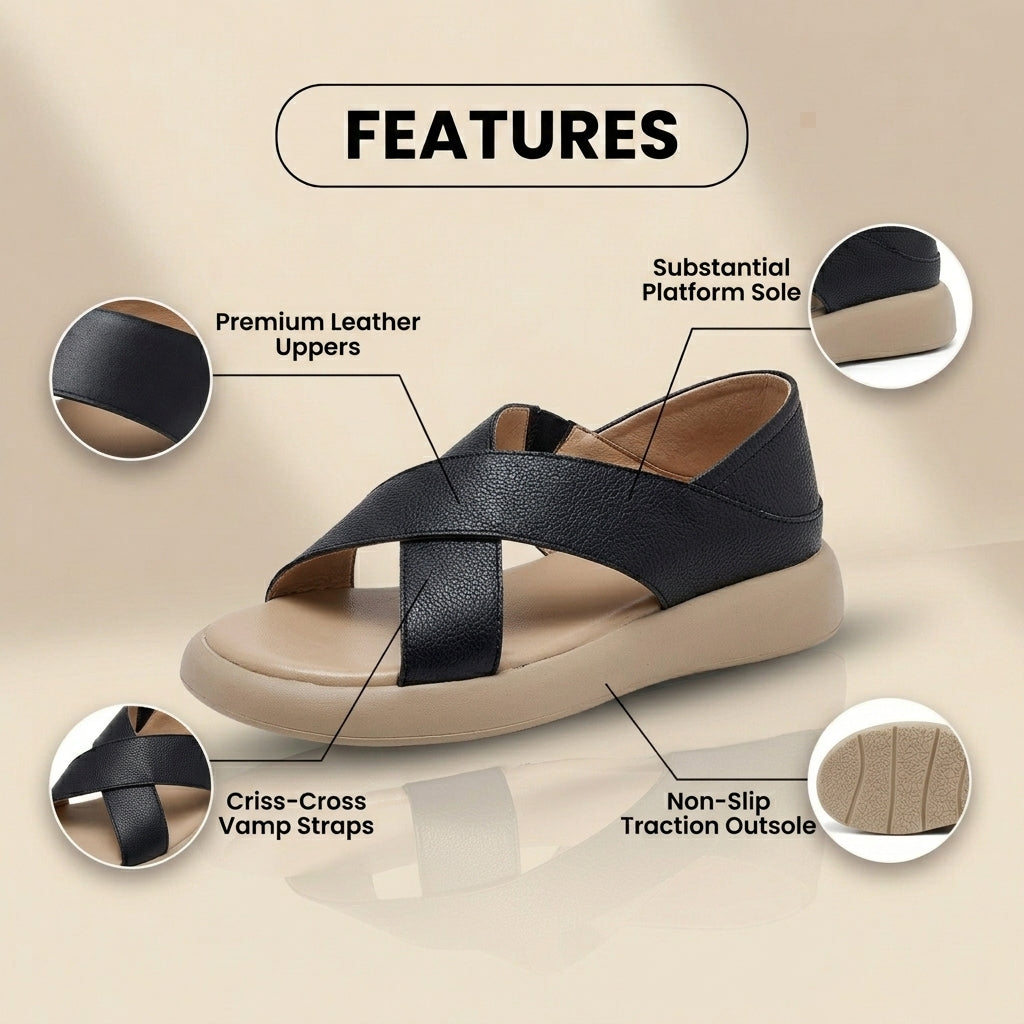 Anmutige Orthopädische Sandalen für modernen Look