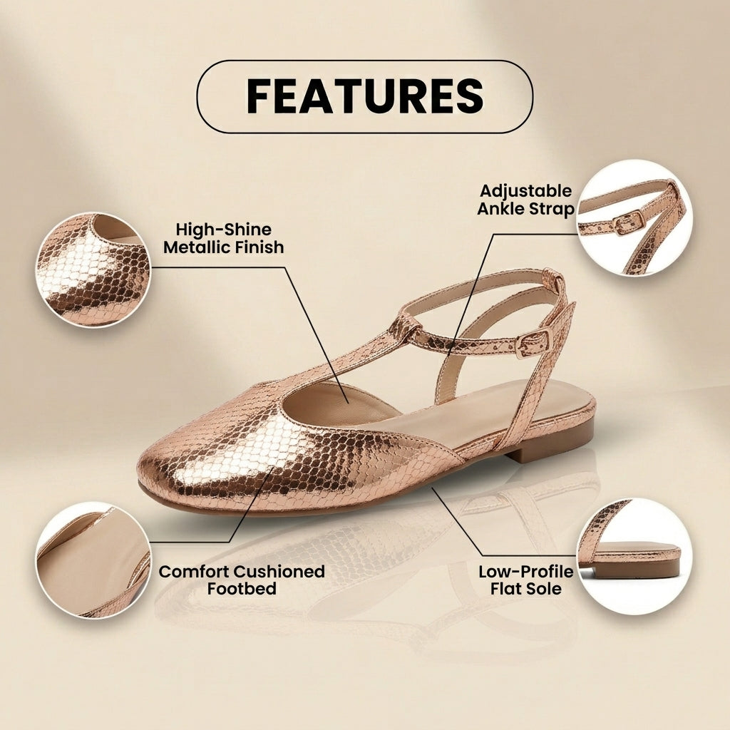 Vintage-inspirierte orthopädische Sandalen