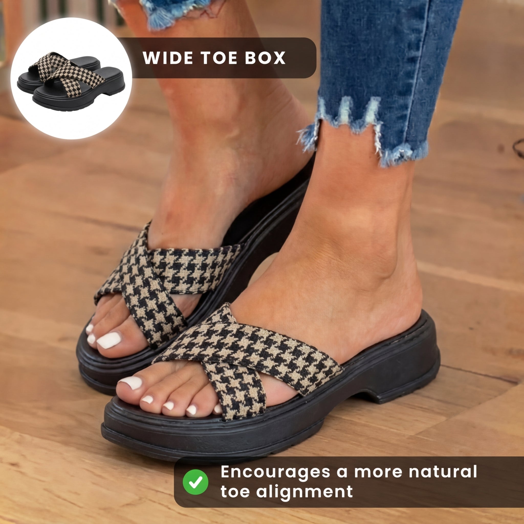 Elegante orthopädische Sandalen für jeden Schritt