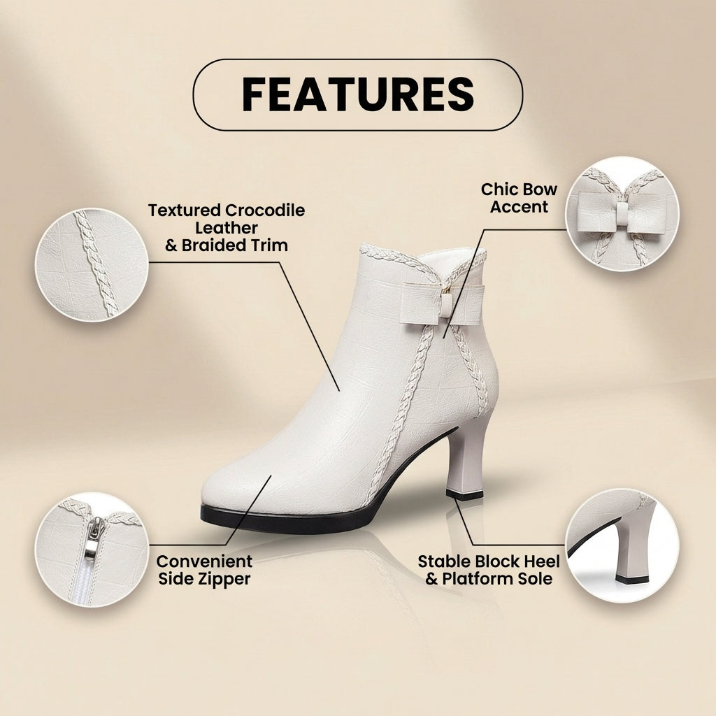 Klassische orthopädische Stiefel mit zeitlosem Stil