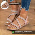 Klassische Orthopädische Sandalen mit zeitlosem Stil