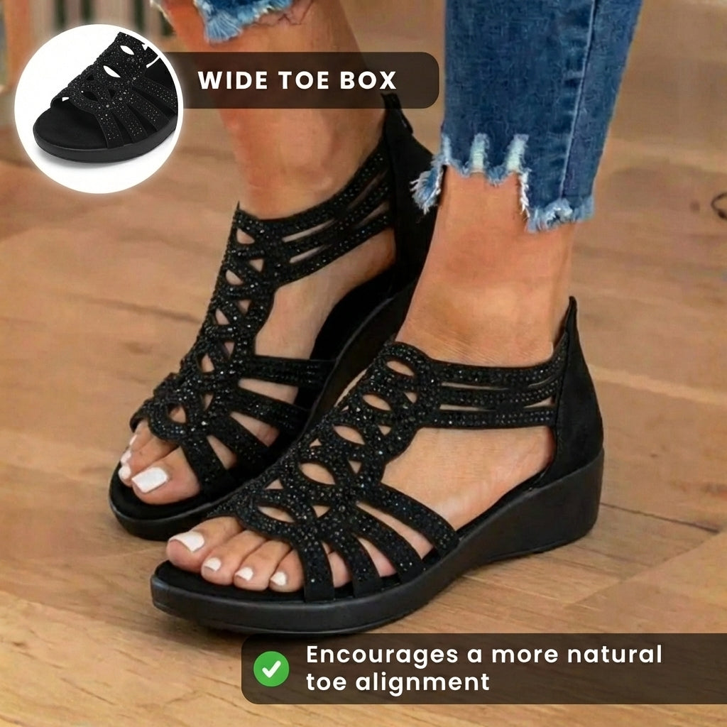 Klassische orthopädische Sandalen mit zeitlosem Stil