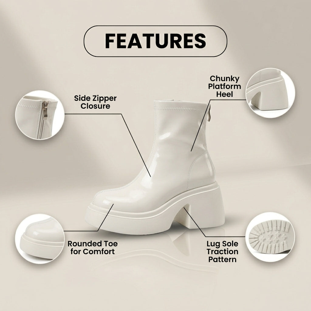 Schicke Orthopädische Stiefel mit einzigartigem Design