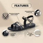 Klassische Orthopädische Sandalen mit zeitlosem Stil