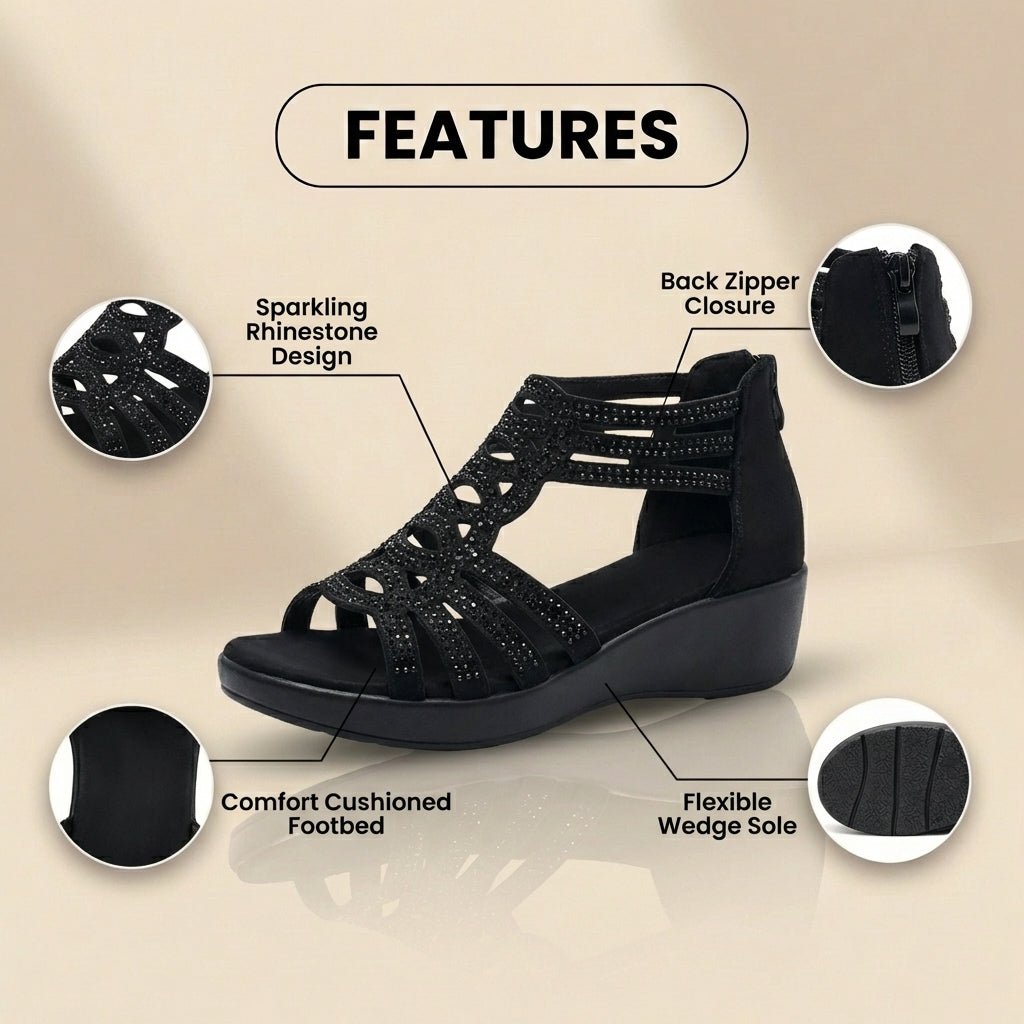 Klassische orthopädische Sandalen mit zeitlosem Stil