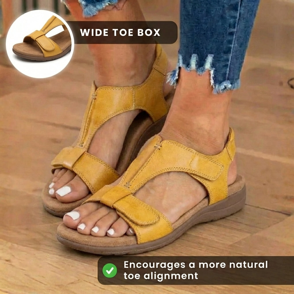 Vintage-inspirierte Orthopädische Sandalen