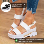 Orthopädische Sport-Plateausandalen - Elastischer Riemen & kontrastive Sohle