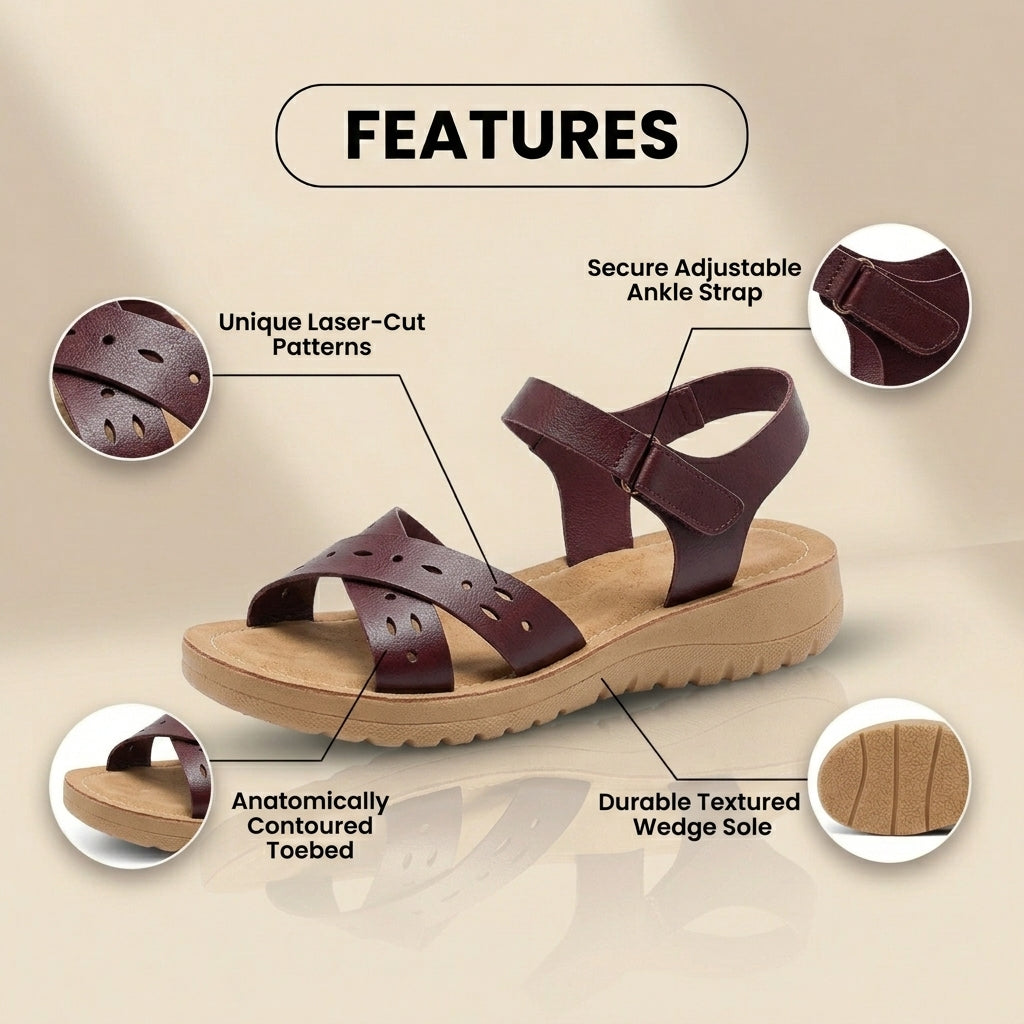 Bequeme orthopädische Sandalen für den täglichen Gebrauch