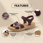 Bequeme orthopädische Sandalen für den täglichen Gebrauch