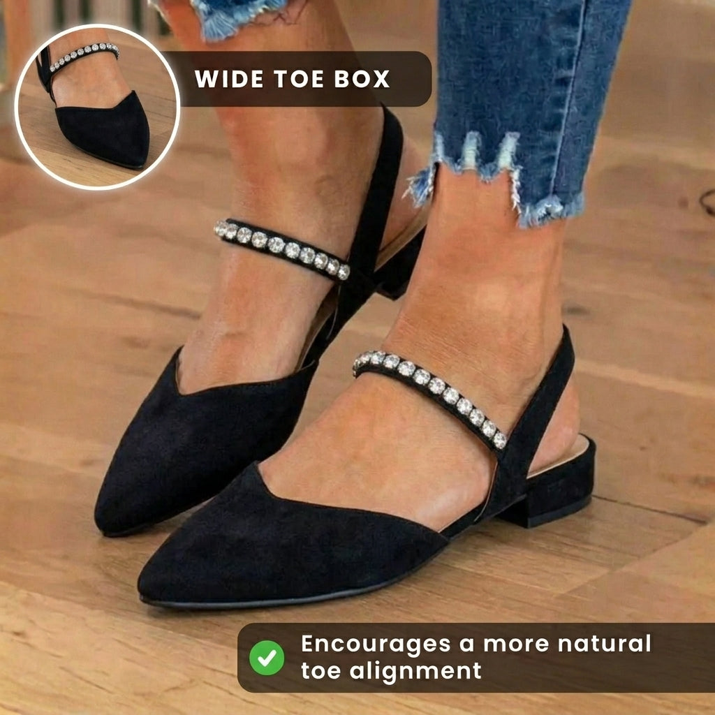Vintage-inspirierte orthopädische Sandalen