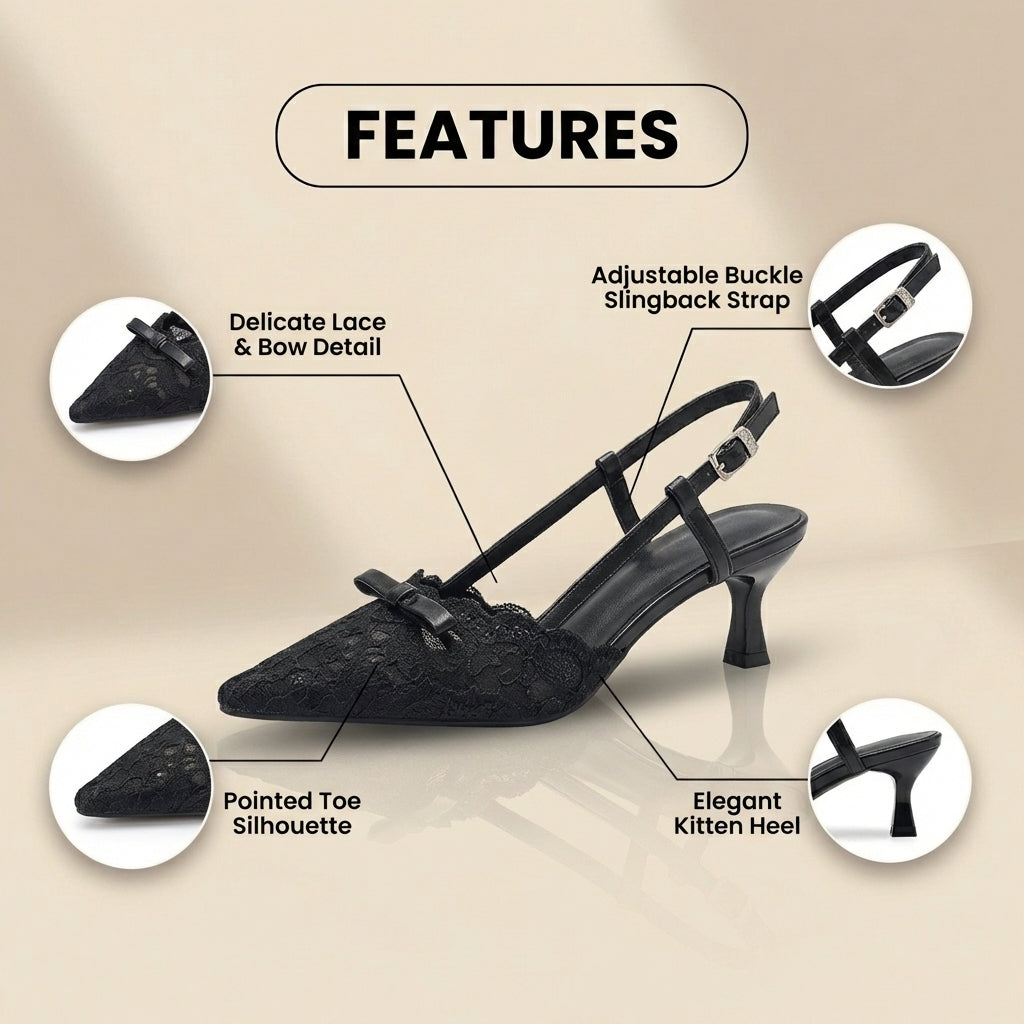 Anmutige Orthopädische Absatzschuhe für modernen Look