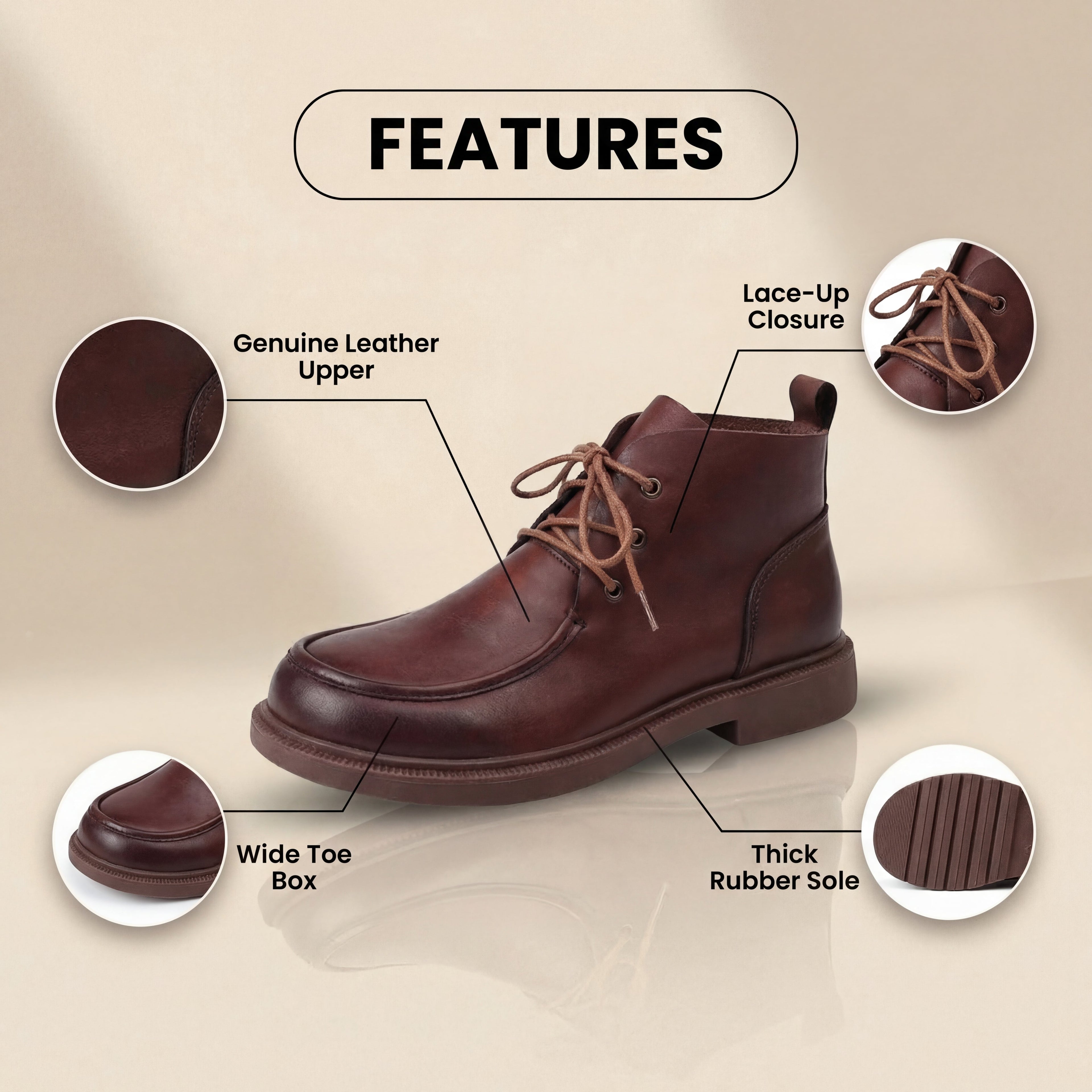 Elegante orthopädische Stiefel für jeden Schritt