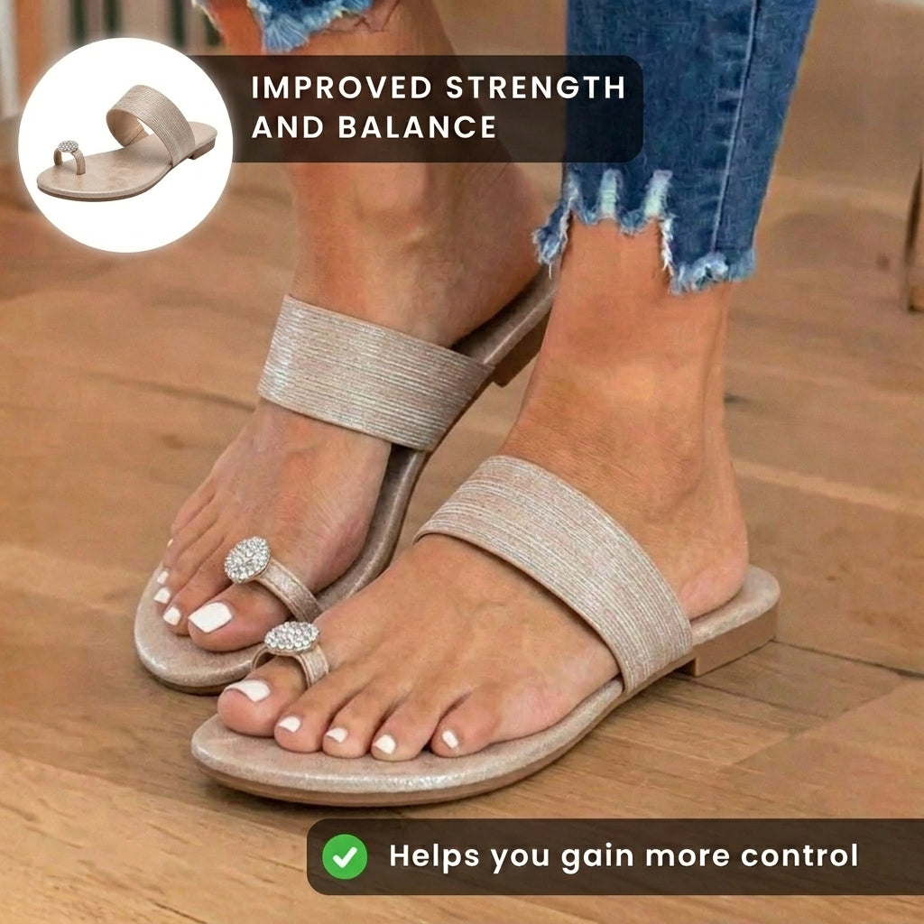 Vintage inspirierte Orthopädische Sandalen