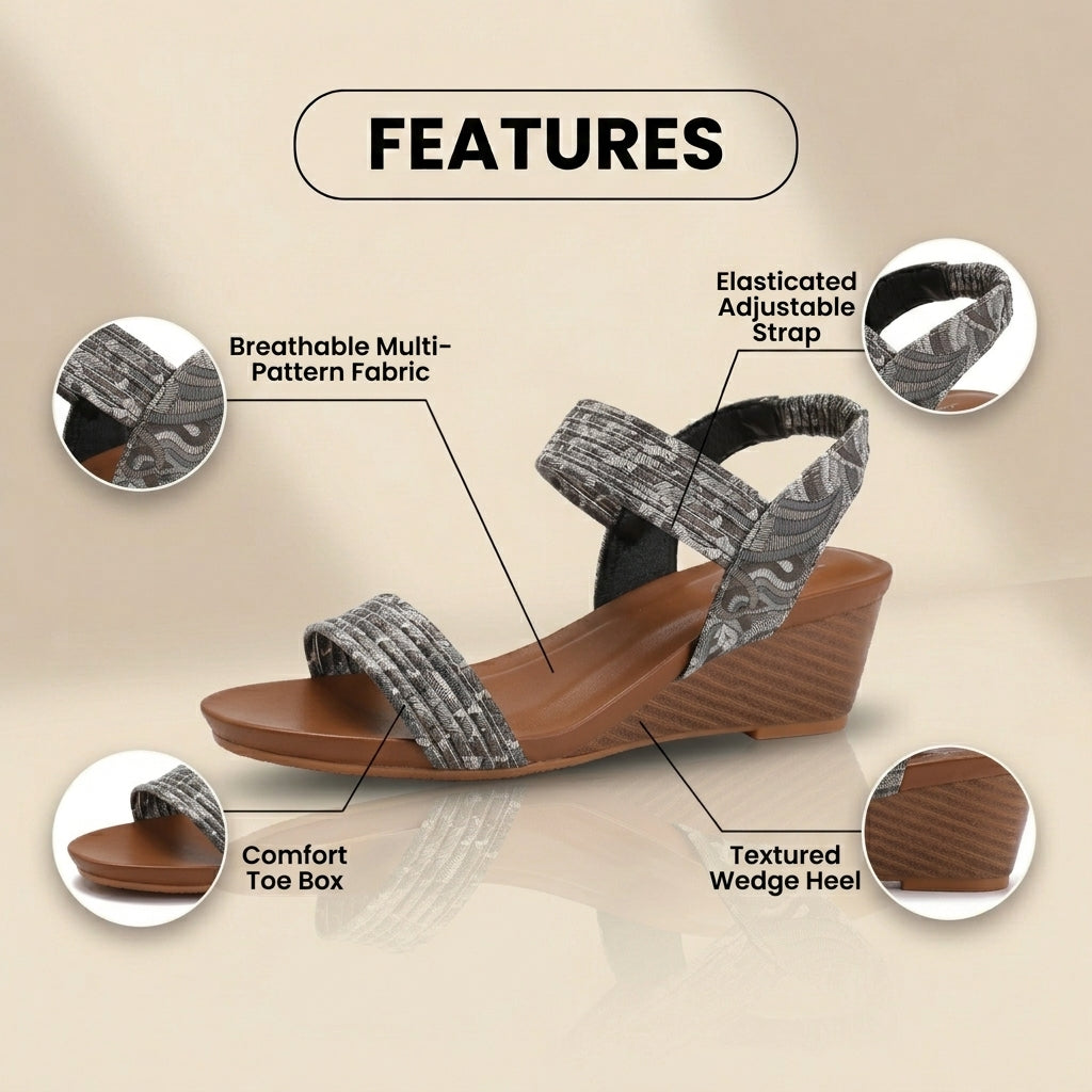 Vintage inspirierte Orthopädische Sandalen