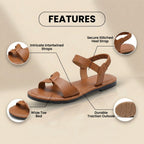 Wunderschön gefertigte orthopädische Sandalen