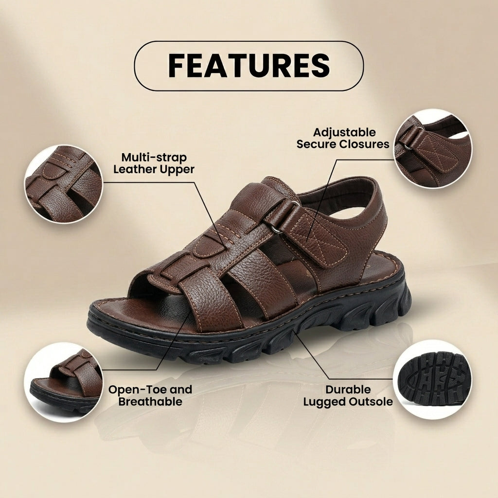 Anmutige Orthopädische Sandalen für modernen Look