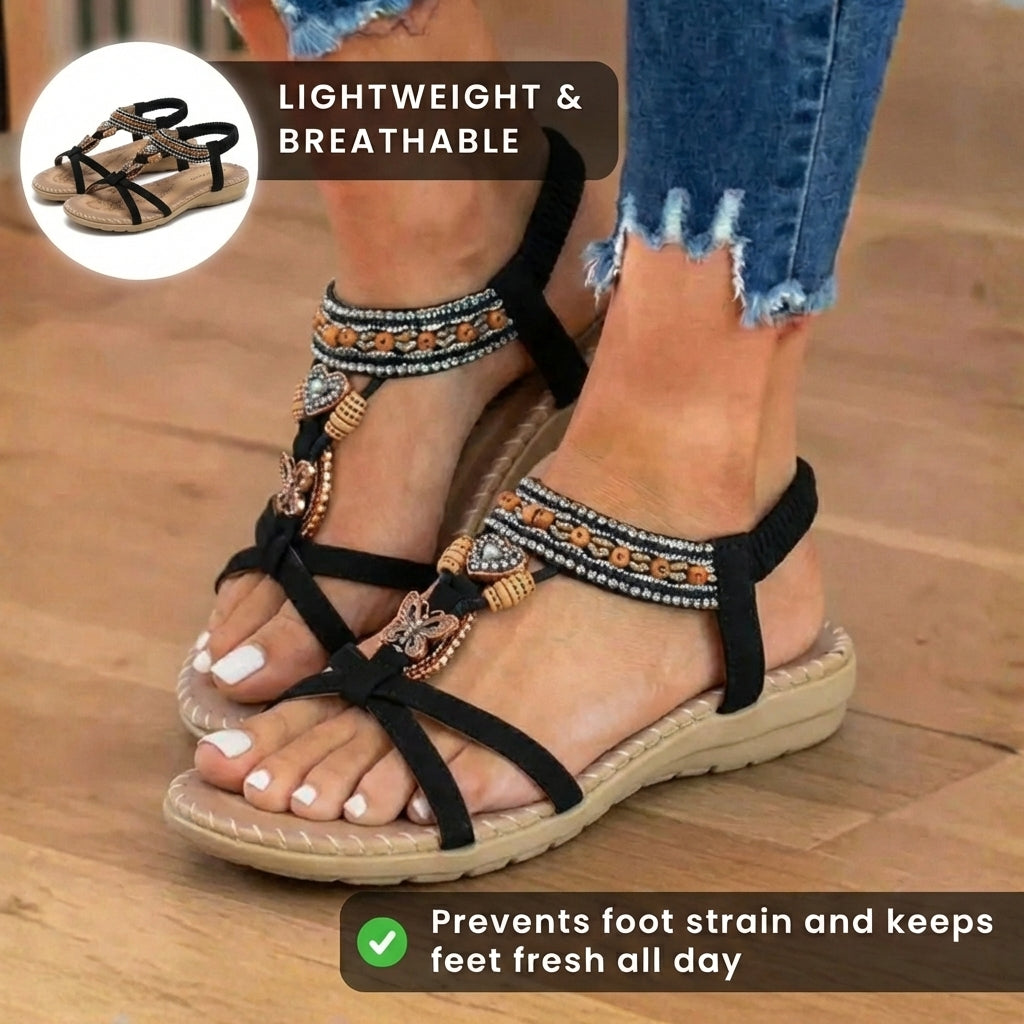 Klassische Orthopädische Sandalen mit zeitlosem Stil