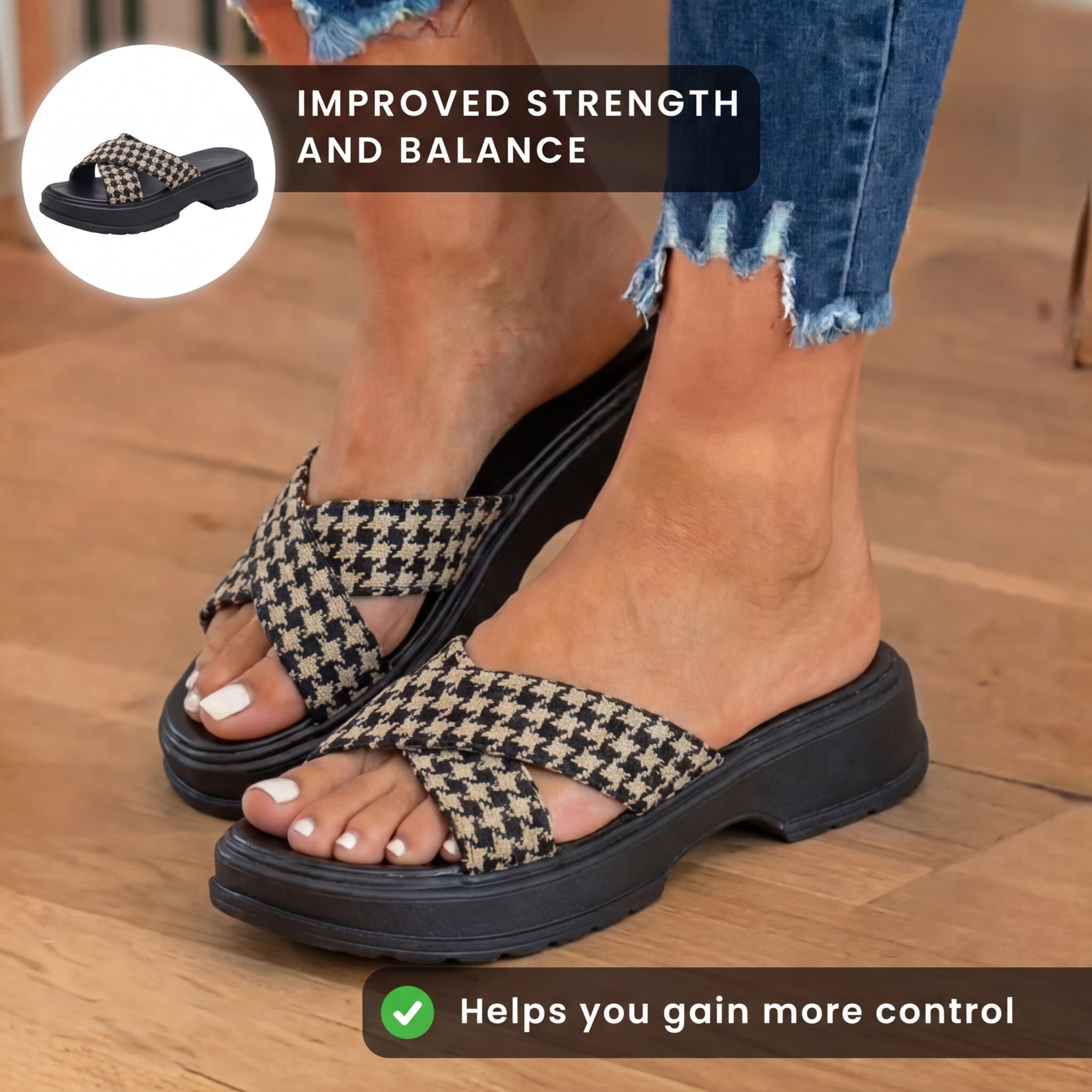 Elegante orthopädische Sandalen für jeden Schritt