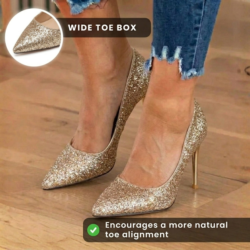 Anmutige Orthopädische Absatzschuhe für modernen Look