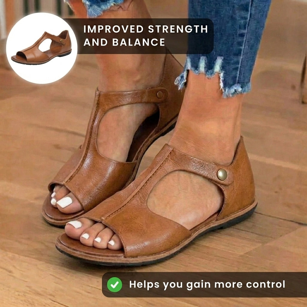 Wunderbar gefertigte orthopädische Sandalen