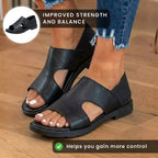 Klassische orthopädische Sandalen mit zeitlosem Stil