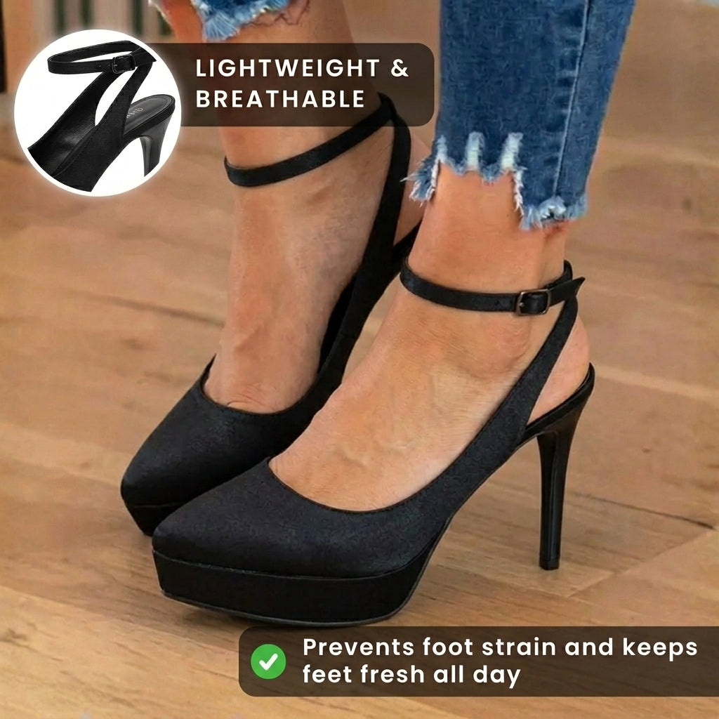 Klassische Orthopädische Absatzschuhe mit zeitlosem Stil