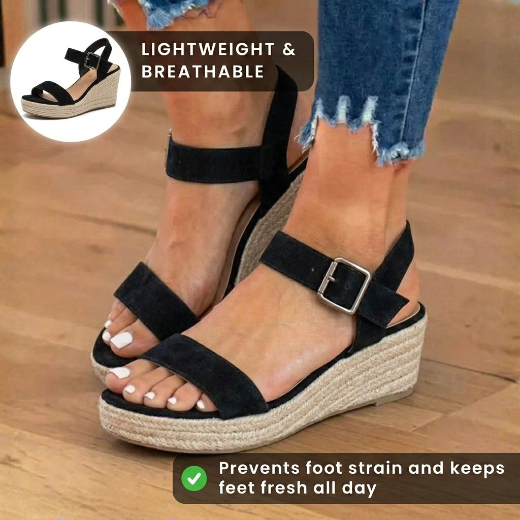 Vintage inspirierte Orthopädische Sandalen