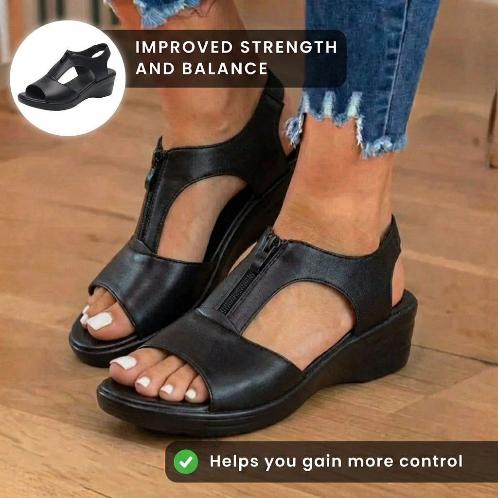 Wunderschön gefertigte orthopädische Sandalen