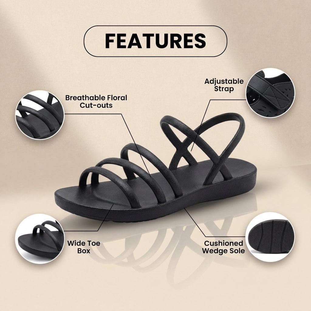 Elegante orthopädische Sandalen für jeden Schritt