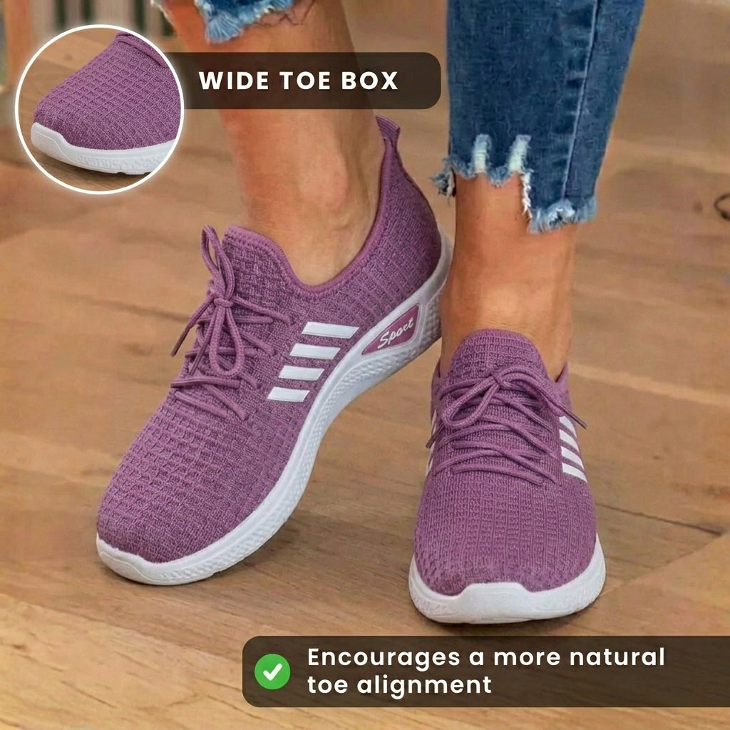 Von Vintage inspirierte orthopädische Ballerinas