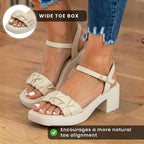 Vintage inspirierte Orthopädische Sandalen