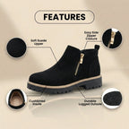 Vintage-inspirierte orthopädische Stiefel