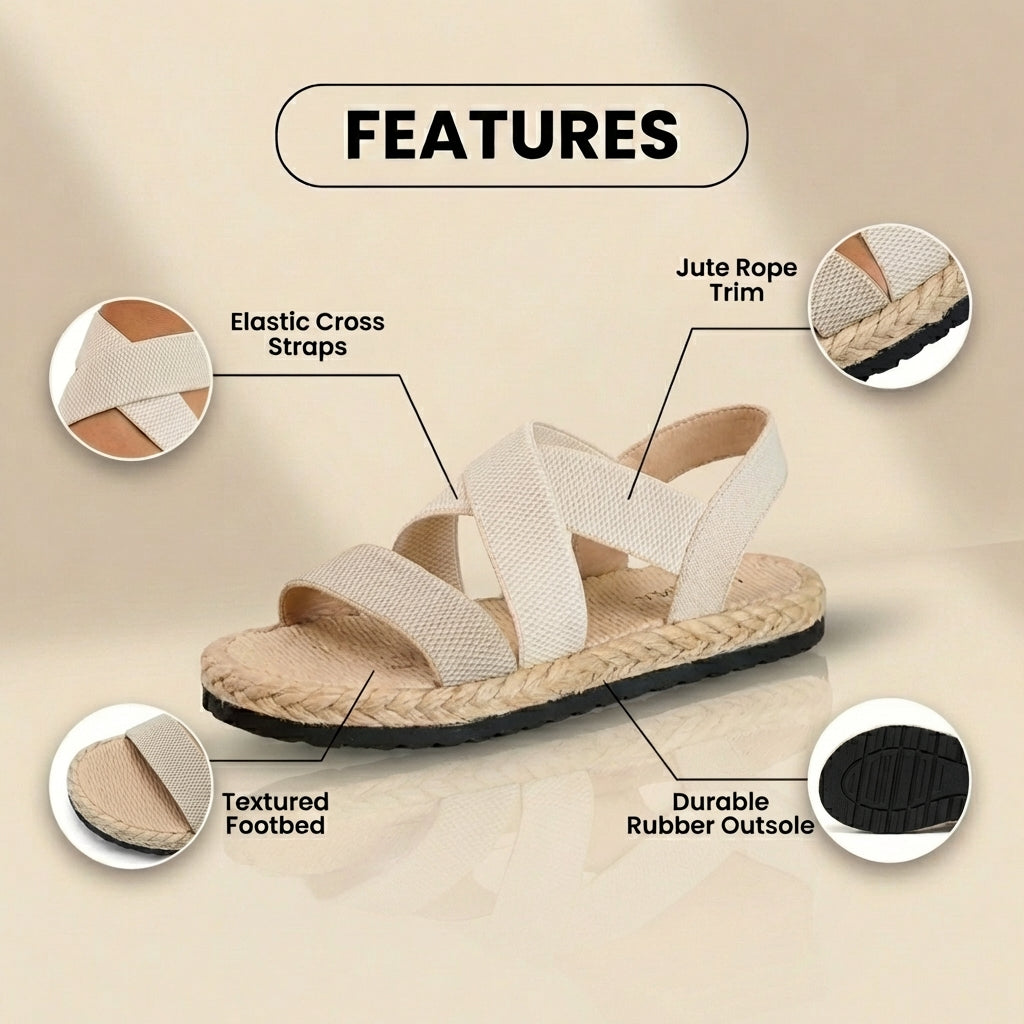Elegante orthopädische Sandalen für modernes Aussehen