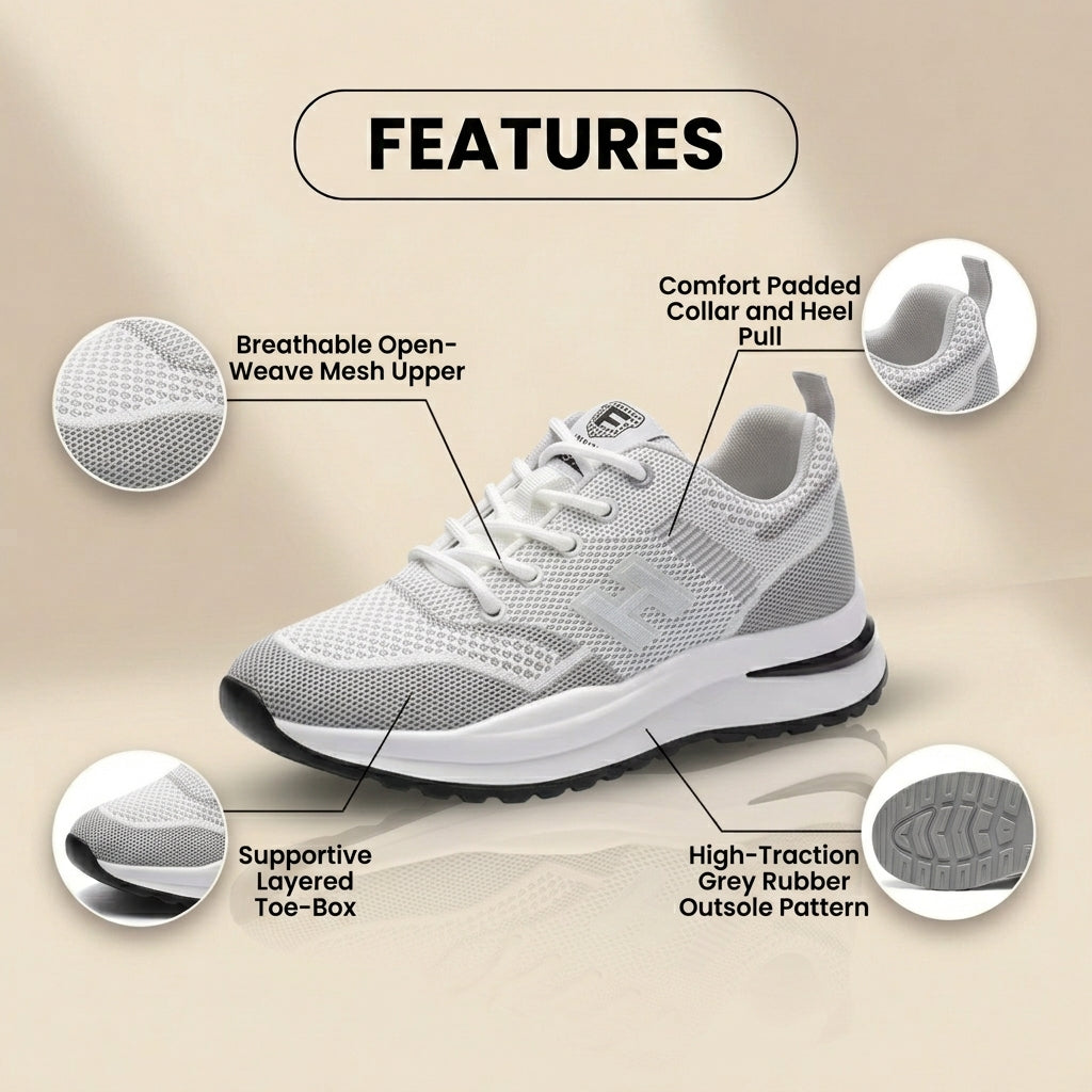 Vintage inspirierte Orthopädische Sneakers