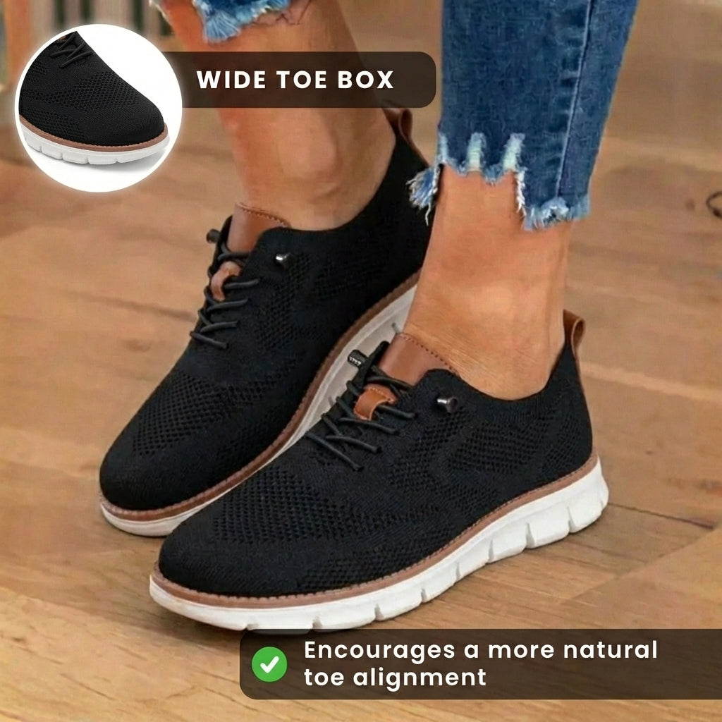 Vintage-inspirierte orthopädische Loafer