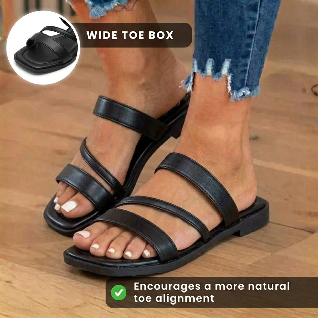 Vintage inspirierte Orthopädische Sandalen