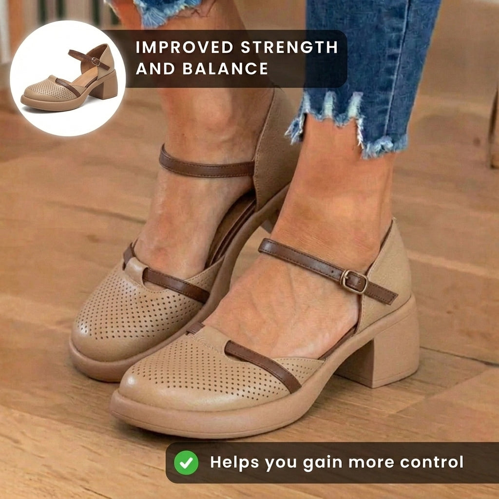 Klassische Orthopädische Absatzschuhe mit zeitlosem Stil