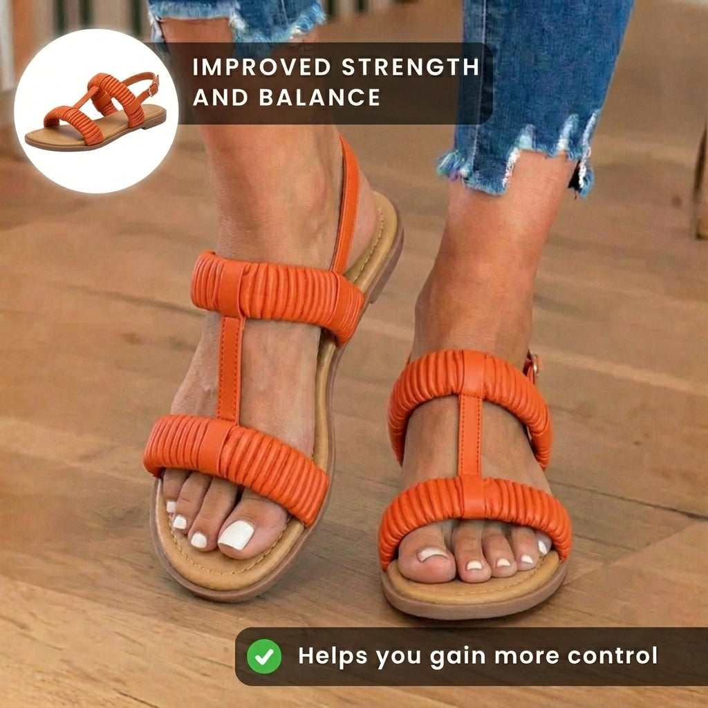 Klassische Orthopädische Sandalen mit zeitlosem Stil