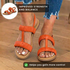 Klassische Orthopädische Sandalen mit zeitlosem Stil