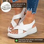 Klassische Orthopädische Sandalen mit zeitlosem Stil