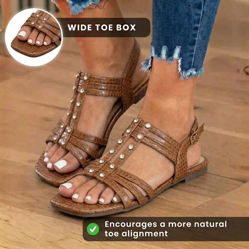Schicke orthopädische Sandalen mit einzigartigem Design