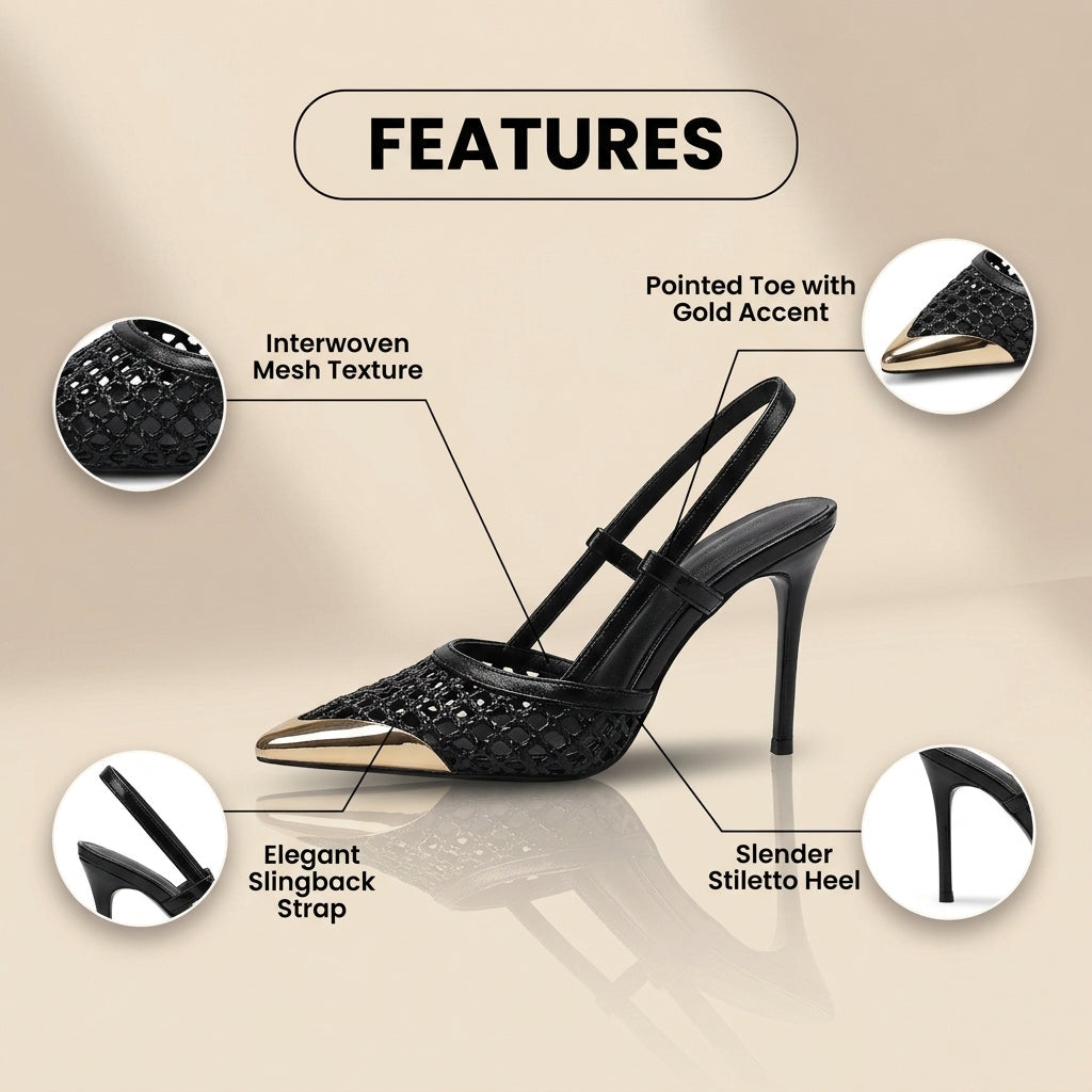 Anmutige Orthopädische Absatzschuhe für modernen Look