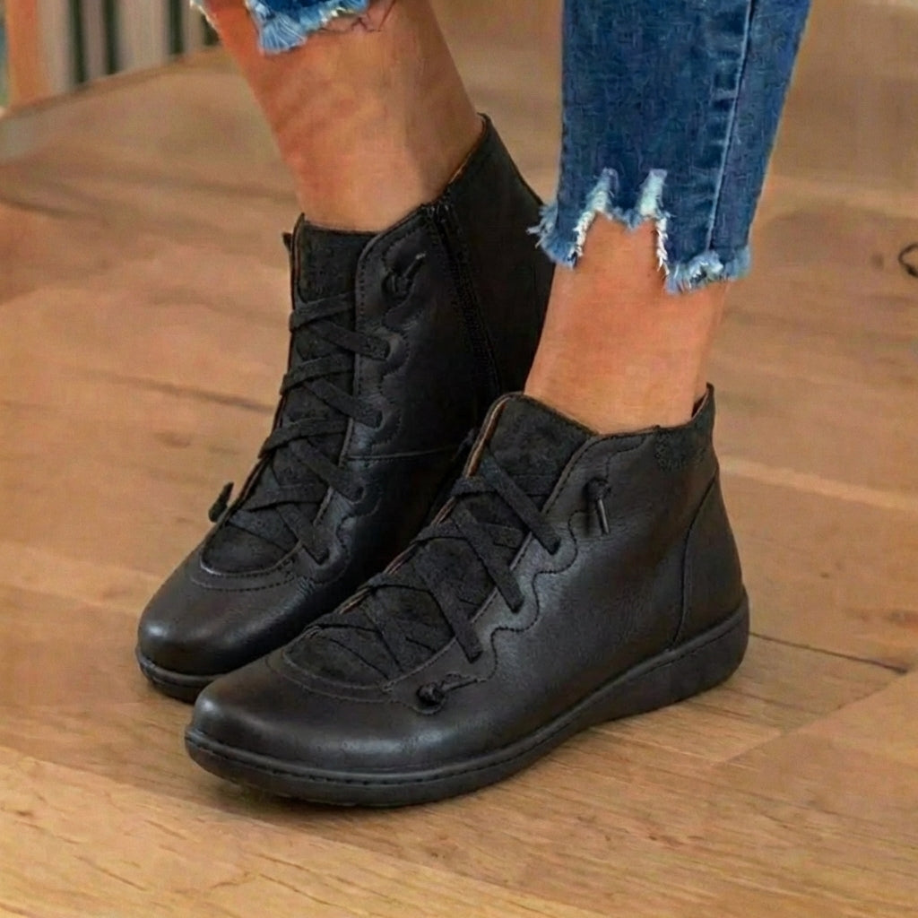 Schicke orthopädische Stiefel mit einzigartigem Design