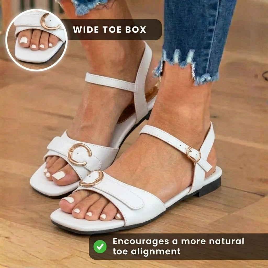 Klassische orthopädische Sandalen mit zeitlosem Stil