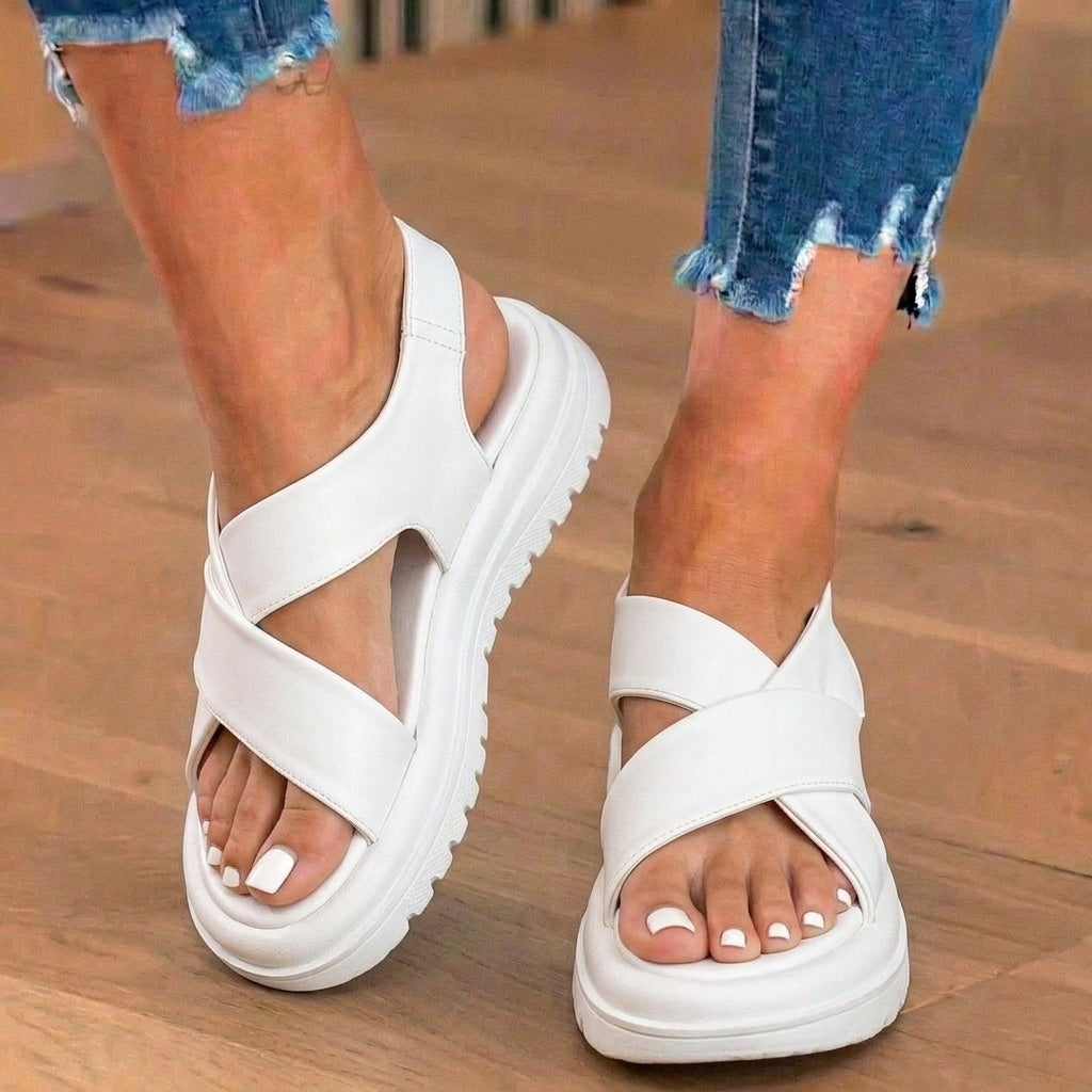 Klassische Orthopädische Sandalen mit zeitlosem Stil