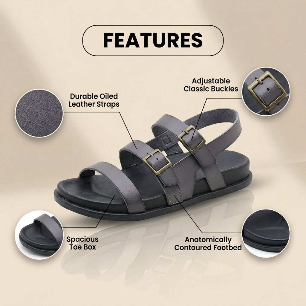 Wunderschön gefertigte orthopädische Sandalen