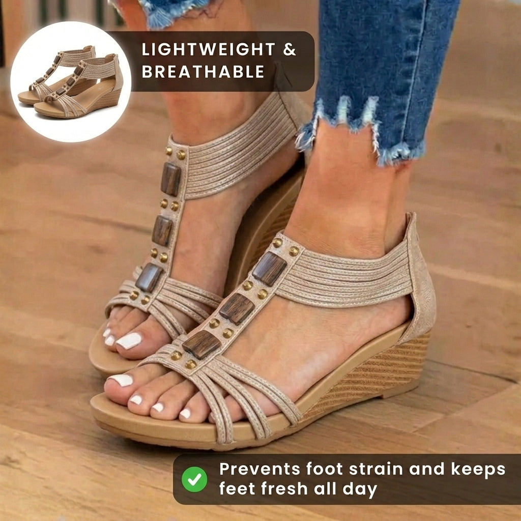 Klassische Orthopädische Sandalen mit zeitlosem Stil