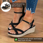 Vintage inspirierte orthopädische Sandalen