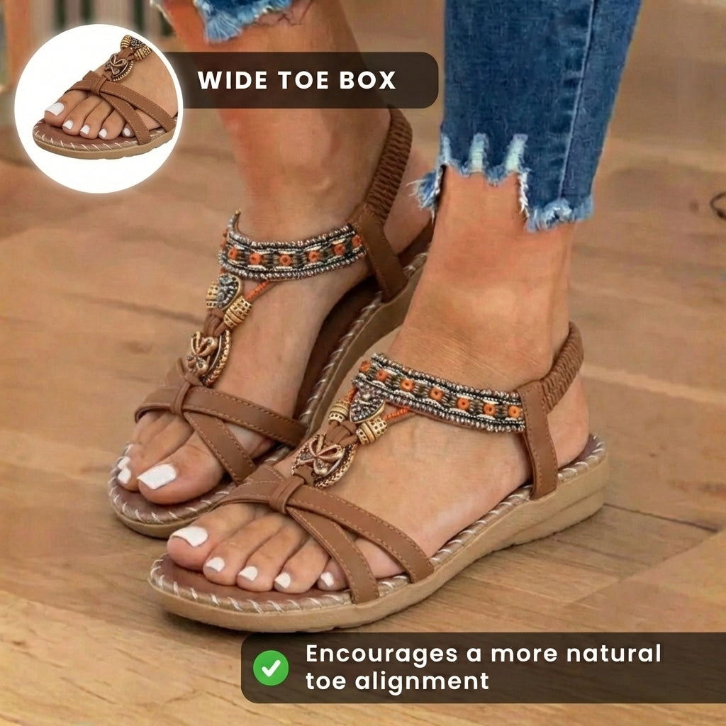Klassische Orthopädische Sandalen mit zeitlosem Stil