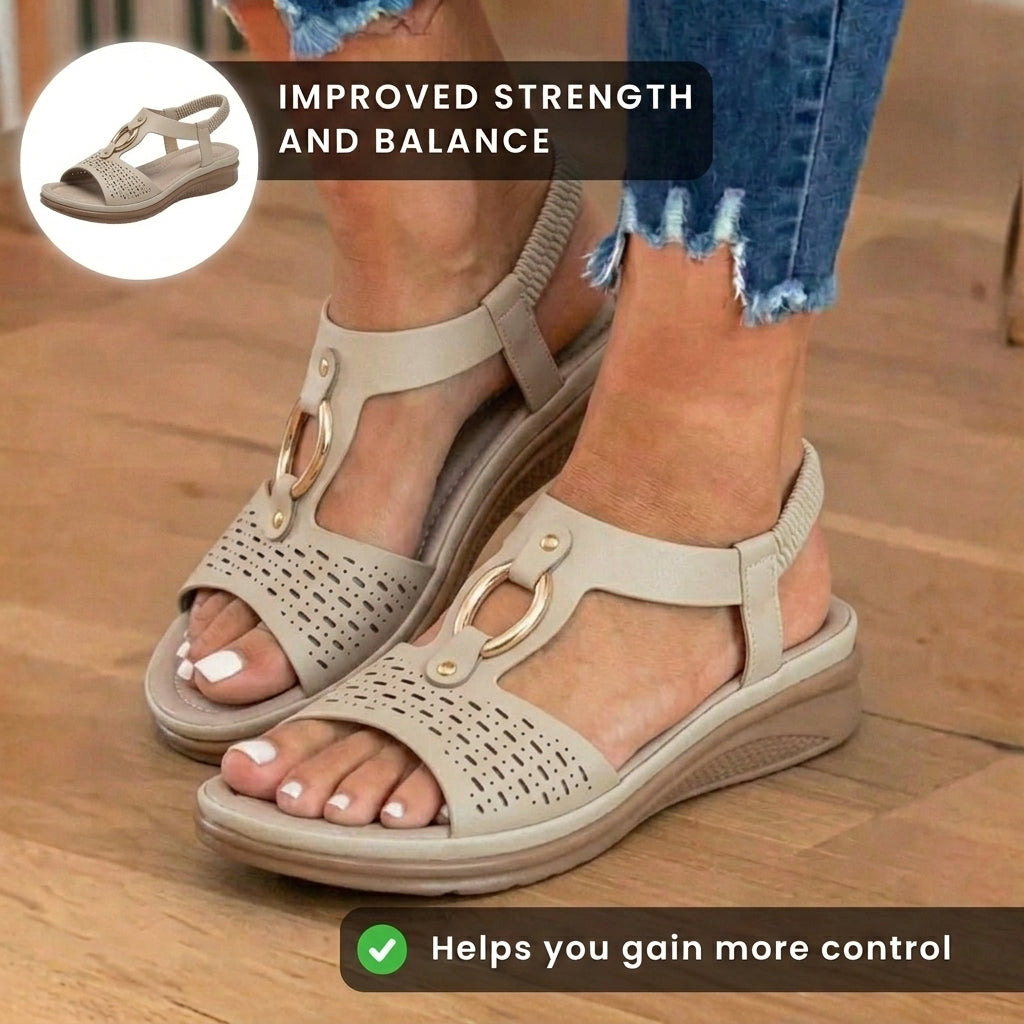 Klassische orthopädische Sandalen mit zeitlosem Stil